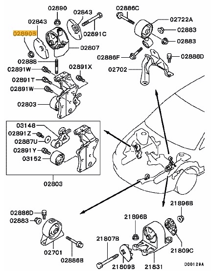 Nut engine mounting - Ross Sport Europe Ltd