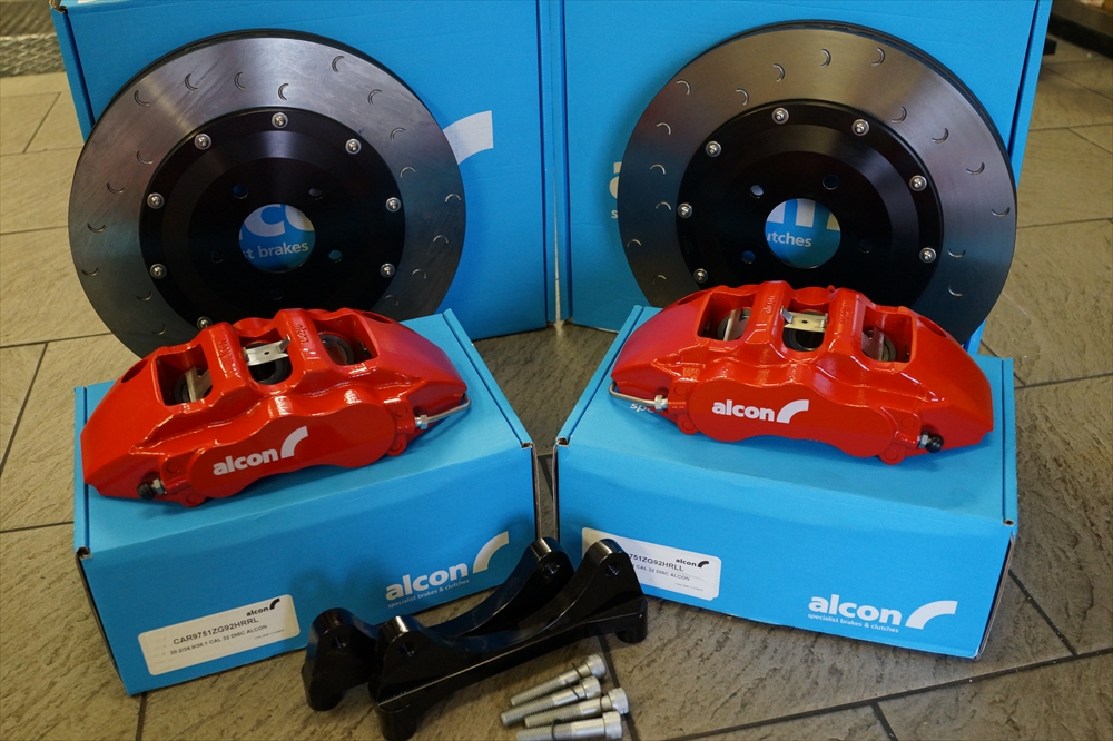 Alcon: ADeX: 365mm Front Brake Kit: Evo 4-9 - RED Callipers Kit - Ross ...