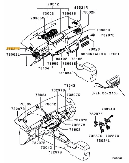 Grill defroster side LH - Ross Sport Europe Ltd